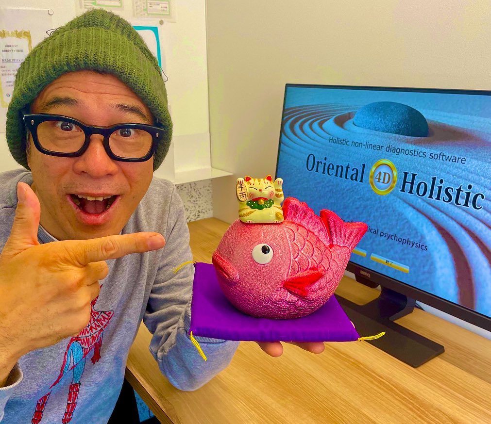 メタトロン ホリスティック 〜未来の人間ドック!先端テクノロジー装置「メタトロン」による健康管理〜 へお越しいただいた 山崎拓巳 様のお写真